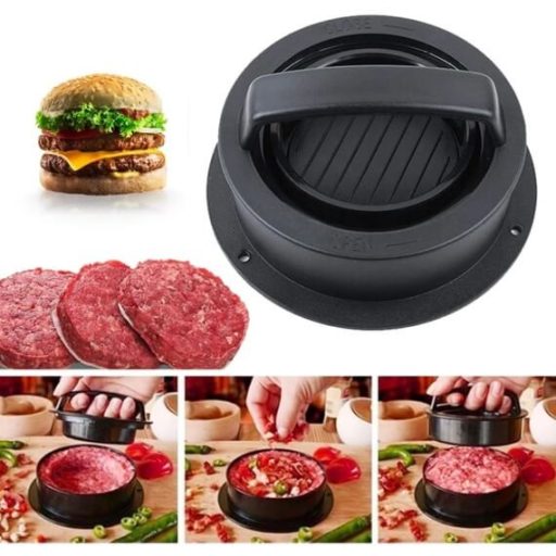 Műanyag hamburger és húspogácsa készítő 12,5 cm