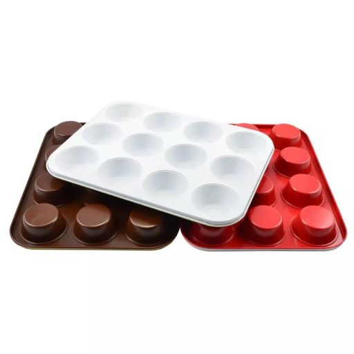 Kerámia bevonatos muffinsütő 12 db-os