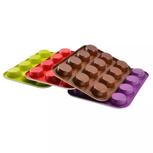 Kerámia bevonatos muffinsütő 12 db-os