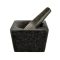 Szögletes Gránit Mozsár Törővel  13×13×8,5 cm