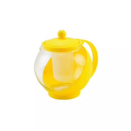 Hőálló Üveg Teáskancsó Teafűtartóval