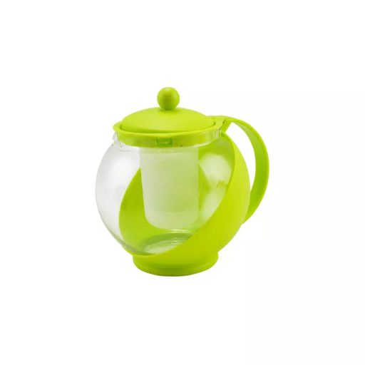 Hőálló Üveg Teáskancsó Teafűtartóval