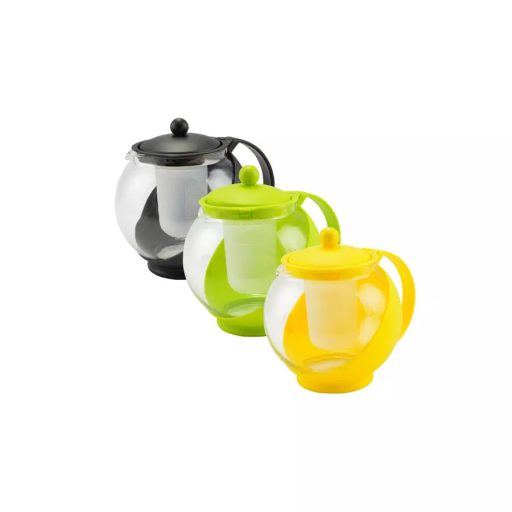 Hőálló Üveg Teáskancsó Teafűtartóval