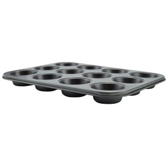 Muffinsütő tepsi 12 db-hoz, tapadásmentes bevonattal