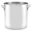 Rozsdamentes fazék, 50 literes, 40 × 40 cm