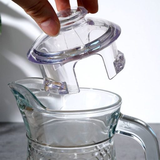 Üveg kancsó tetővel 1,4 L