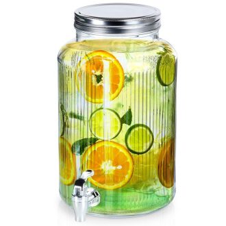 Üveg italadagoló csappal – 6,2 liter
