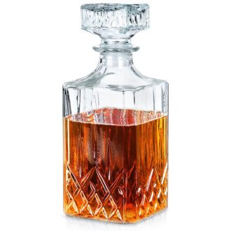 Whisky üveg kiöntő / kancsó dugóval, 900 ml