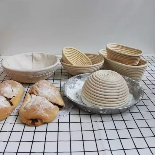 Ovális Rattan Szakajtó Kenyér Kelesztőtál 35*14*7 cm
