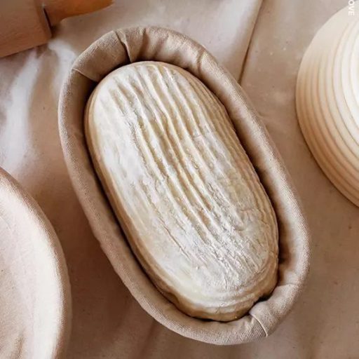Ovális Rattan Szakajtó Kenyér Kelesztőtál 35*14*7 cm