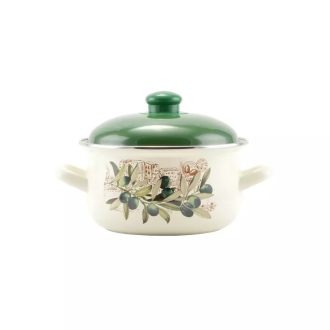 Perfect Home Oliva Zománcozott Lábas 16 cm Fedővel