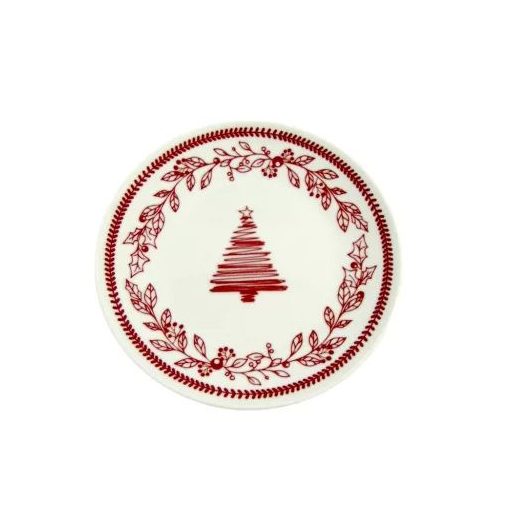 Tognana Magia Madison porcelán étkészlet – 18 db (piros dekor)