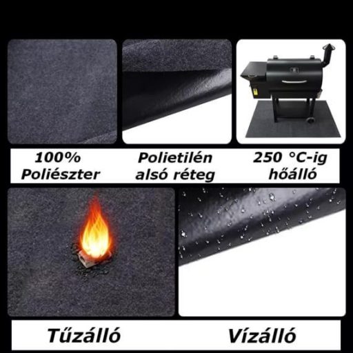 Tűzálló Grillszőnyeg 122 x 76 cm