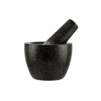 Egyenes Falú Gránit Mozsár Törővel  9,5×7,2 cm