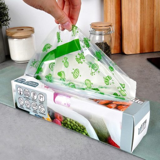 Visszazárható ételtároló tasak szett – 40 db 20,5×21 cm + 24×29 cm