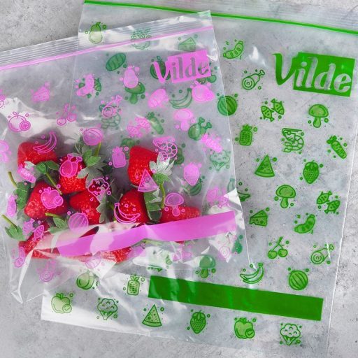 Visszazárható ételtároló tasak szett – 40 db 20,5×21 cm + 24×29 cm