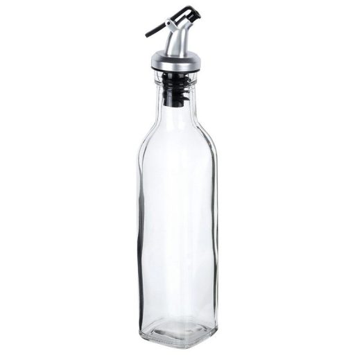 Üveg olaj- és ecettartó adagolóval – 250 ml