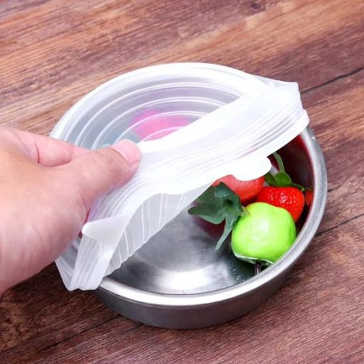 Univerzális Szilikon Fedők 6  Méretben  Ideális Frissen Tartáshoz