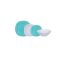 Étkészlet Luminarc Carine Turquoise&White, 19 részes