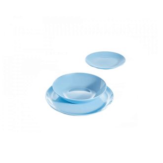 Étkészlet Luminarc Diwali light blue, 19 részes