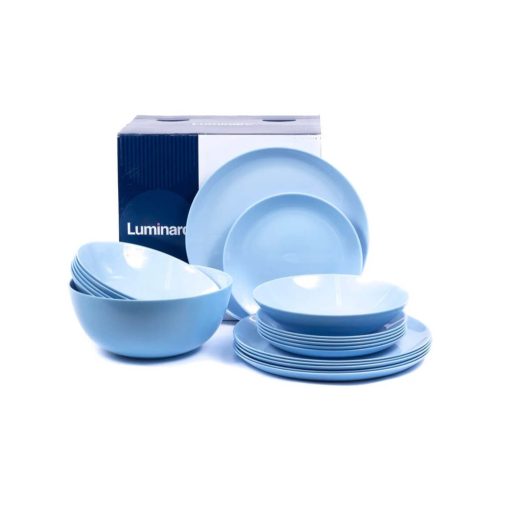 Étkészlet Luminarc Diwali light blue, 19 részes