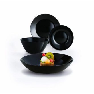ZELIE BLACK étkészlet – 19 részes