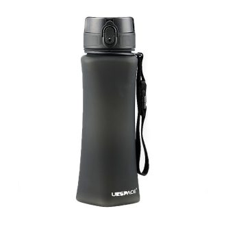 Uzspace Tritan slim kulacs, BPA-mentes, fekete 700ml