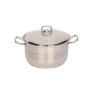 Inox lábas fedővel 21 liter