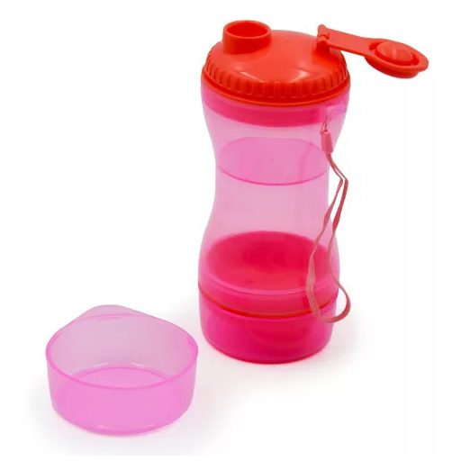Utazós kulacs ,itató és etető tál kutyának 330ml