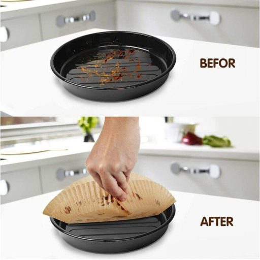Kerek Sütőpapír Air Fryer 50 darabos 24cm