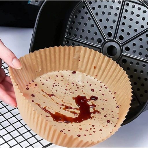 Kerek Sütőpapír Air Fryer 50 darabos 24cm