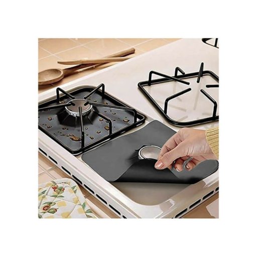 Védőfólia Tűzhelyhez – 10 db, 27×27 cm (Hőálló 260°C-ig)