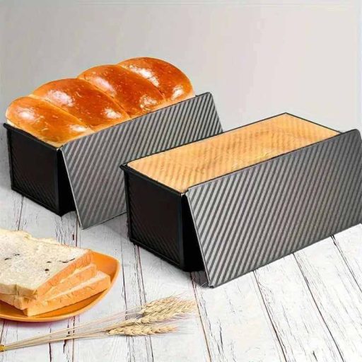 Tapadásmentes Kenyérsütő Forma Fedővel – Rozéarany, 1000 g (31,5×12×11 cm)