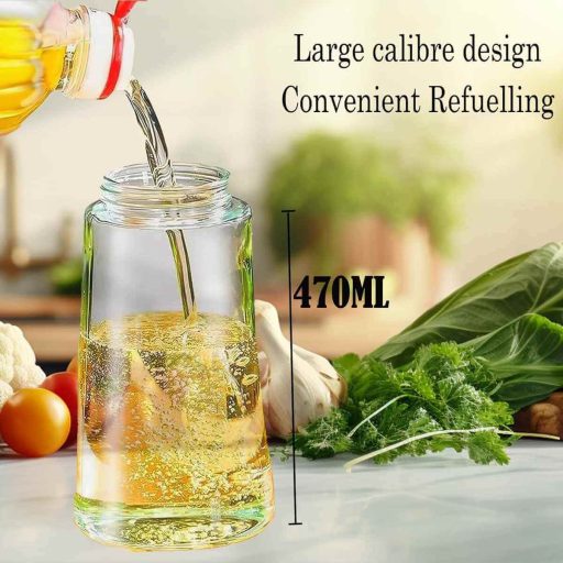 2 az 1-ben Üveg Olajpermetező és Kiöntő – 470 ml
