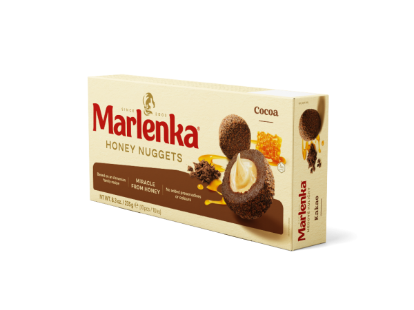 Marlenka mézes kakaós golyó 235g