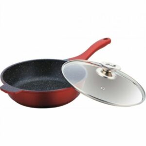 Tapadásmentes mély serpenyő üvegfedővel – 24 cm