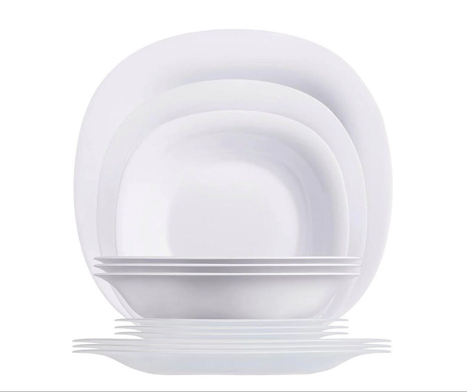 Luminarc Carine étkészlet 19db fehér - Kapcsolódjunk az ízekhez