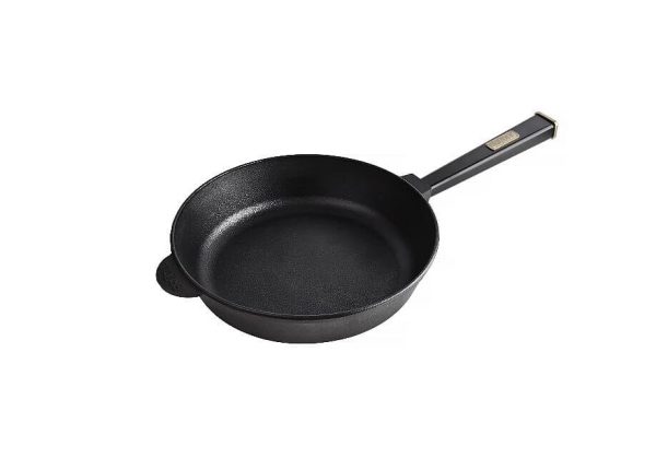 Öntöttvas serpenyő fedővel Optima-Black 280x60mm