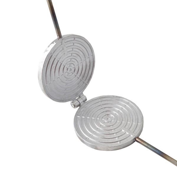 Alumínium ostyasütő kerek 13cm - Image 2
