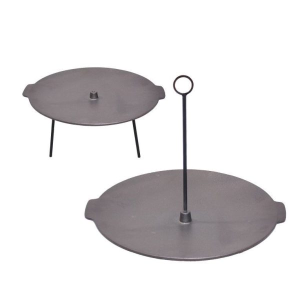 Öntöttvas grill tárcsa kétfunkciós 44cm