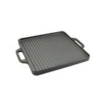 Öntöttvas grill lap 2oldalas 33*33cm