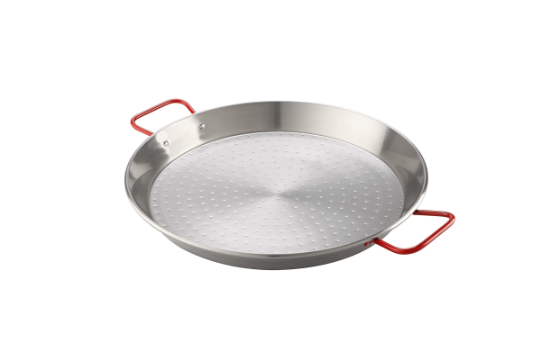 Polírozott acél paella szeletsütő 60cm
