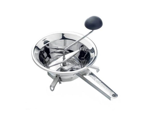 Olasz minőségi inox hal és paradicsompasszírozó 3 betétes 24cm Emanuel