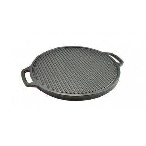 Öntöttvas kerek grill lap 2oldalas 44,5cm