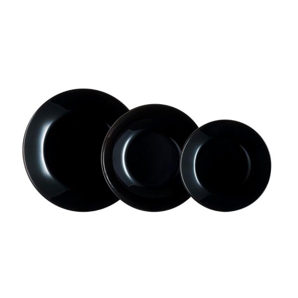 Étkészlet 18db Arcopal Zelie Black