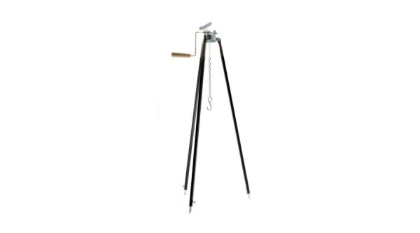 Állítható bográcsállvány tekerős 180/100 cm