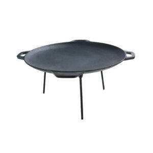 Öntöttvas grilltárcsa 50cm, 4 fogantyúval