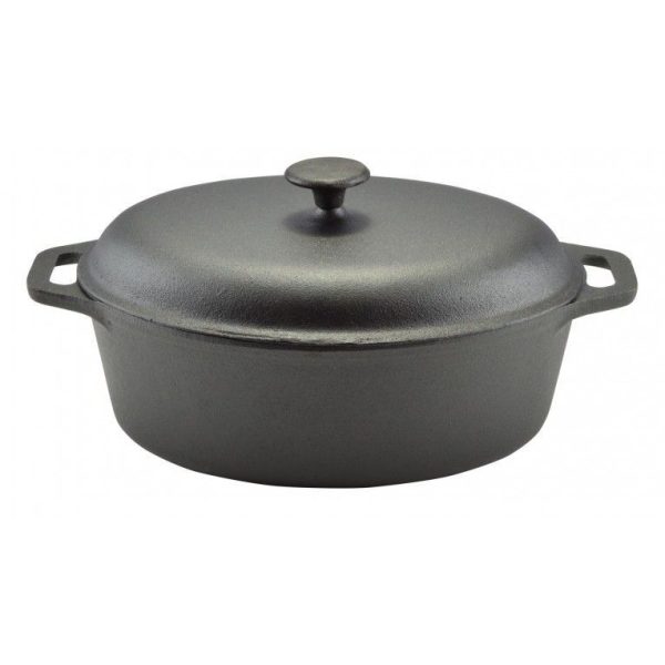 Öntöttvas kacsasütő fedővel 32cm, 6,5liter