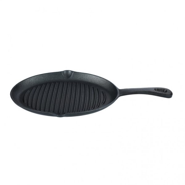 Öntöttvas mini grillserpenyő 17cm