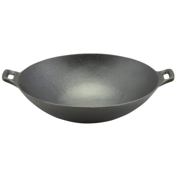 Öntöttvas wok 31cm